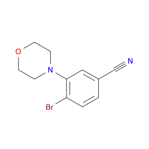 2090718-87-7 4-bromo-3-morpholino-benzonitrile