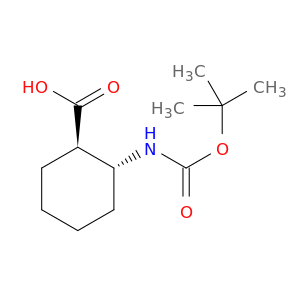 209128-50-7 Cyclohexanecarboxylic acid, 2-[[(1,1-dimethylethoxy)carbonyl]amino]-, (1R,2R)-rel-