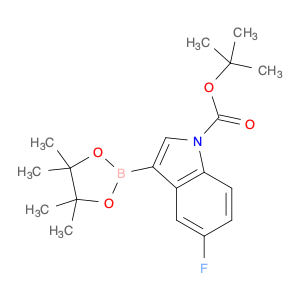 2095464-28-9 tert-butyl 5-fluoro-3-(4,4,5,5-tetramethyl-1,3,2-dioxaborolan-2-yl)-1H-indole-1-carboxylate