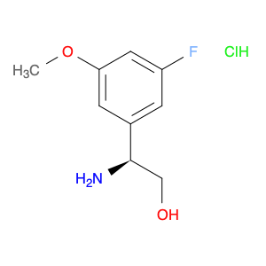 2095692-22-9 (2S)-2-AMINO-2-(5-FLUORO-3-METHOXYPHENYL)ETHAN-1-OL HYDROCHLORIDE