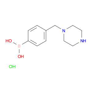 2096338-77-9 4-(Piperazin-1-ylmethyl)phenylboronic acid, HCl