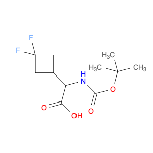 2097944-52-8 2-((tert-butoxycarbonyl)amino)-2-(3,3-difluorocyclobutyl)acetic acid