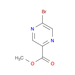 2-Pyrazinecarboxylic acid, 5-bromo-, methyl ester