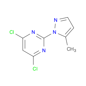 2102412-65-5 4,6-dichloro-2-(5-methyl-1H-pyrazol-1-yl)pyrimidine