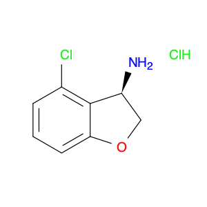 2102412-96-2 3-Benzofuranamine, 4-chloro-2,3-dihydro-, hydrochloride (1:1), (3R)-