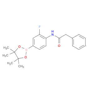 2103386-32-7 N-(2-fluoro-4-(4,4,5,5-tetramethyl-1,3,2-dioxaborolan-2-yl)phenyl)-2-phenylacetamide