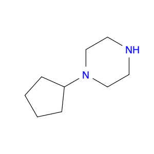 21043-40-3 Piperazine, 1-cyclopentyl-