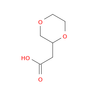 210647-03-3 2-(1,4-dioxan-2-yl)acetic acid