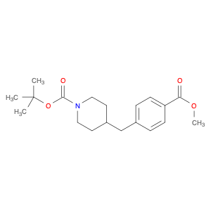 210964-04-8 1-Piperidinecarboxylic acid, 4-[[4-(methoxycarbonyl)phenyl]methyl]-, 1,1-dimethylethyl ester