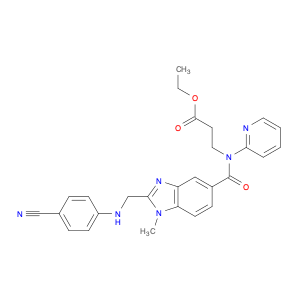 211915-84-3 Ethyl 3-(2-(((4-cyanophenyl)amino)methyl)-1-methyl-N-(pyridin-2-yl)-1H-benzo[d]imidazole-5-carboxamido)propanoate