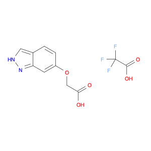 2144477-88-1 2-(2H-indazol-6-yloxy)acetic acid trifluoroacetate