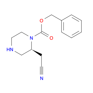 2158302-01-1 benzyl (2S)-2-(cyanomethyl)piperazine-1-carboxylate