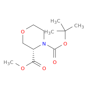 215917-98-9 (S)-4-tert-butyl 3-Methyl Morpholine-3,4-dicarboxylate