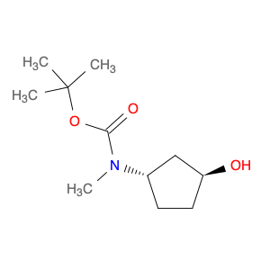 2165760-01-8 tert-butyl N-[(1S,3S)-3-hydroxycyclopentyl]-N-methylcarbamate