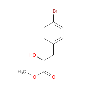 Benzenepropanoic acid, 4-bromo-α-hydroxy-, methyl ester, (αR)-