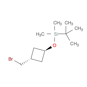 2167794-24-1 tert-butyldimethyl[trans-3-(bromomethyl)cyclobutoxy]silane