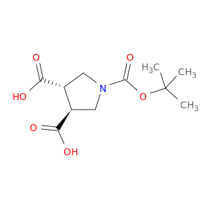 2170869-18-6 (3S,4S)-1-Boc-pyrrolidine-3,4-dicarboxylic Acid