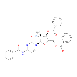 2173637-26-6 [(2R,3S,4R,5R)-5-(4-benzamido-2-oxo-1,2-dihydropyrimidin-1-yl)-3-(benzoyloxy)-4-fluoro-4-methyloxolan-2-yl]methyl benzoate