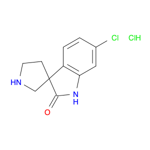 2173991-58-5 6-chloro-1,2-dihydrospiro[indole-3,3'-pyrrolidin]-2-one hydrochloride