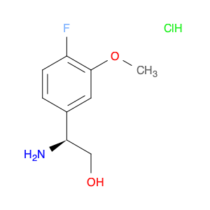 2177259-39-9 (2S)-2-AMINO-2-(4-FLUORO-3-METHOXYPHENYL)ETHAN-1-OL HYDROCHLORIDE