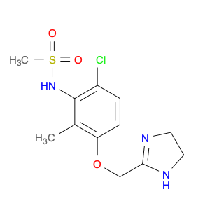 219311-44-1 N-[6-chloro-3-(4,5-dihydro-1H-imidazol-2-ylmethoxy)-2-methylphenyl]methanesulfonamide