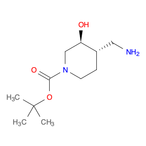 3S,4S-4-aminomethyl-3-hydroxy-piperidine-1-carboxylic acid tert-butyl ester