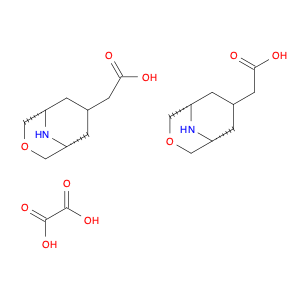 2199982-74-4 bis(2-[exo-3-oxa-9-azabicyclo[3.3.1]nonan-7-yl]acetic acid);oxalic acid