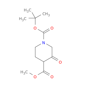 220223-46-1 1-tert-Butyl 4-methyl 3-oxopiperidine-1,4-dicarboxylate