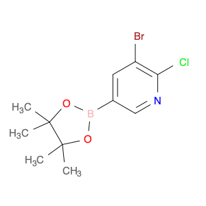 2223049-72-5 3-Bromo-2-chloro-5-(4,4,5,5-tetramethyl-1,3,2-dioxaborolan-2-yl)pyridine