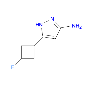 2228036-45-9 5-(3-fluorocyclobutyl)-1H-pyrazol-3-amine