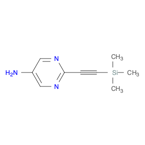 2243974-50-5 2-(2-trimethylsilylethynyl)pyrimidin-5-amine