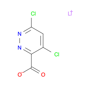 2245238-80-4 4,6-Dichloro-3-pyridazinecarboxylic acid, lithium salt (1:1)