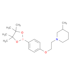 2246389-11-5 3-methyl-1-(2-(4-(4,4,5,5-tetramethyl-1,3,2-dioxaborolan-2-yl)phenoxy)ethyl)piperidine