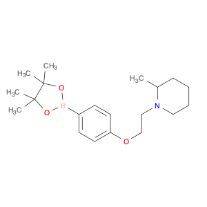 2246419-29-2 2-methyl-1-(2-(4-(4,4,5,5-tetramethyl-1,3,2-dioxaborolan-2-yl)phenoxy)ethyl)piperidine