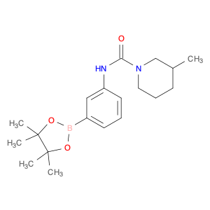 2246447-62-9 3-methyl-N-(3-(4,4,5,5-tetramethyl-1,3,2-dioxaborolan-2-yl)phenyl)piperidine-1-carboxamide