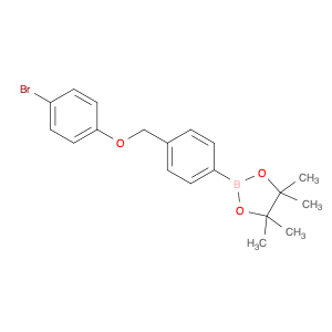 2246545-69-5 1,3,2-Dioxaborolane, 2-[4-[(4-bromophenoxy)methyl]phenyl]-4,4,5,5-tetramethyl-