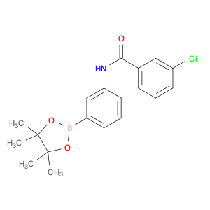 2246547-20-4 3-chloro-N-(3-(4,4,5,5-tetramethyl-1,3,2-dioxaborolan-2-yl)phenyl)benzamide