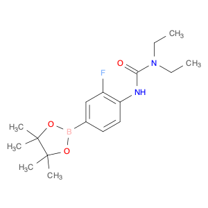 2246551-83-5 1,1-diethyl-3-(2-fluoro-4-(4,4,5,5-tetramethyl-1,3,2-dioxaborolan-2-yl)phenyl)urea