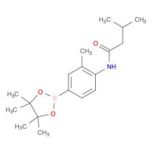 2246563-75-5 3-methyl-N-[2-methyl-4-(tetramethyl-1,3,2-dioxaborolan-2-yl)phenyl]butanamide