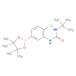 2246564-39-4 1-(tert-butyl)-3-(2-chloro-5-(4,4,5,5-tetramethyl-1,3,2-dioxaborolan-2-yl)phenyl)urea