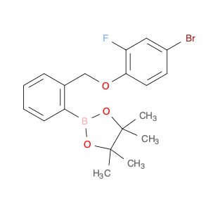 2246573-09-9 2-(2-((4-bromo-2-fluorophenoxy)methyl)phenyl)-4,4,5,5-tetramethyl-1,3,2-dioxaborolane