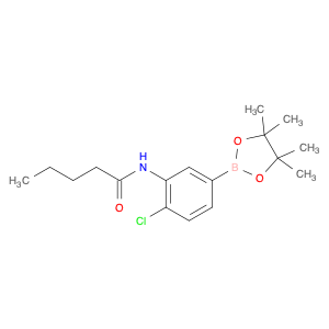 2246633-90-7 N-(2-chloro-5-(4,4,5,5-tetramethyl-1,3,2-dioxaborolan-2-yl)phenyl)pentanamide