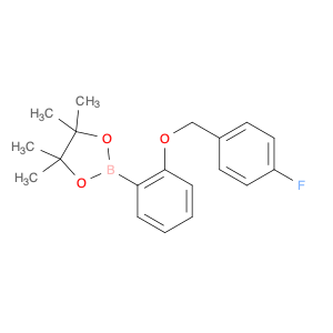 2246638-38-8 1,3,2-Dioxaborolane, 2-[2-[(4-fluorophenyl)methoxy]phenyl]-4,4,5,5-tetramethyl-