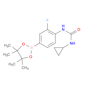 2246666-70-4 3-cyclopropyl-1-[2-fluoro-4-(tetramethyl-1,3,2-dioxaborolan-2-yl)phenyl]urea