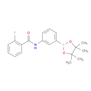 2246667-45-6 2-fluoro-N-(3-(4,4,5,5-tetramethyl-1,3,2-dioxaborolan-2-yl)phenyl)benzamide