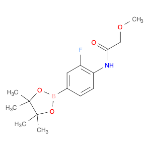 2246668-24-4 N-[2-fluoro-4-(tetramethyl-1,3,2-dioxaborolan-2-yl)phenyl]-2-methoxyacetamide