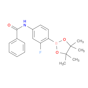 2246676-56-0 N-(3-fluoro-4-(4,4,5,5-tetramethyl-1,3,2-dioxaborolan-2-yl)phenyl)benzamide