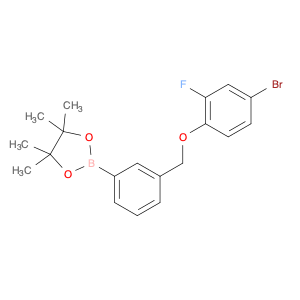 2246736-67-2 2-(3-((4-bromo-2-fluorophenoxy)methyl)phenyl)-4,4,5,5-tetramethyl-1,3,2-dioxaborolane