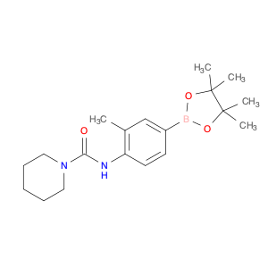 2246754-80-1 N-(2-methyl-4-(4,4,5,5-tetramethyl-1,3,2-dioxaborolan-2-yl)phenyl)piperidine-1-carboxamide