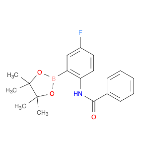 2246760-60-9 N-(4-fluoro-2-(4,4,5,5-tetramethyl-1,3,2-dioxaborolan-2-yl)phenyl)benzamide